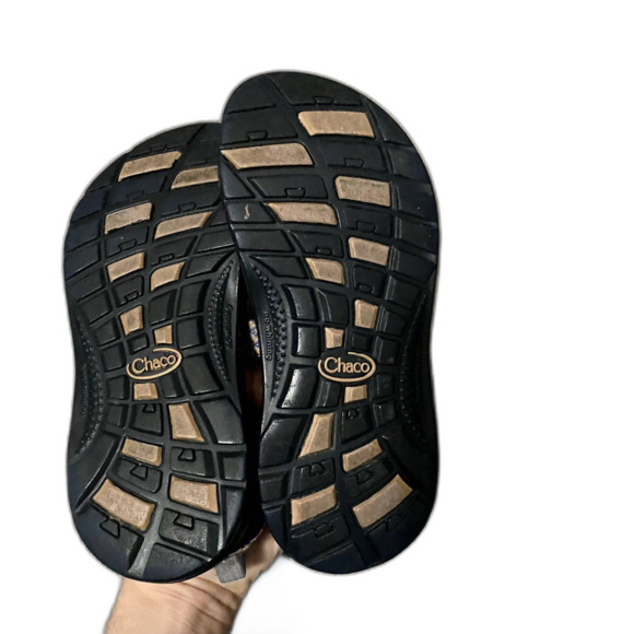 Chaco Z1 Ecotread Outdoor Sandal Purple Diamond Print Gorpcore Girls Size 13 - Picture 5 of 7